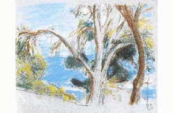 Estudi al pastel per Sorolla probablement el dia que va descobrir Santa Cristina